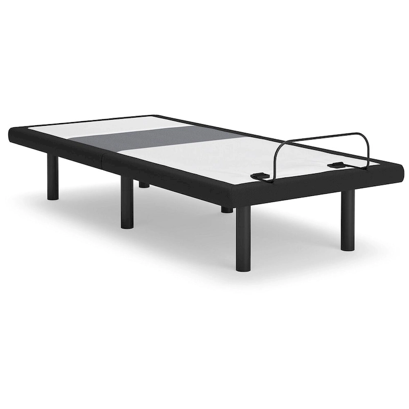 Signature Design by Ashley Best Base with Lumbar and Audio Black Adjustable Base