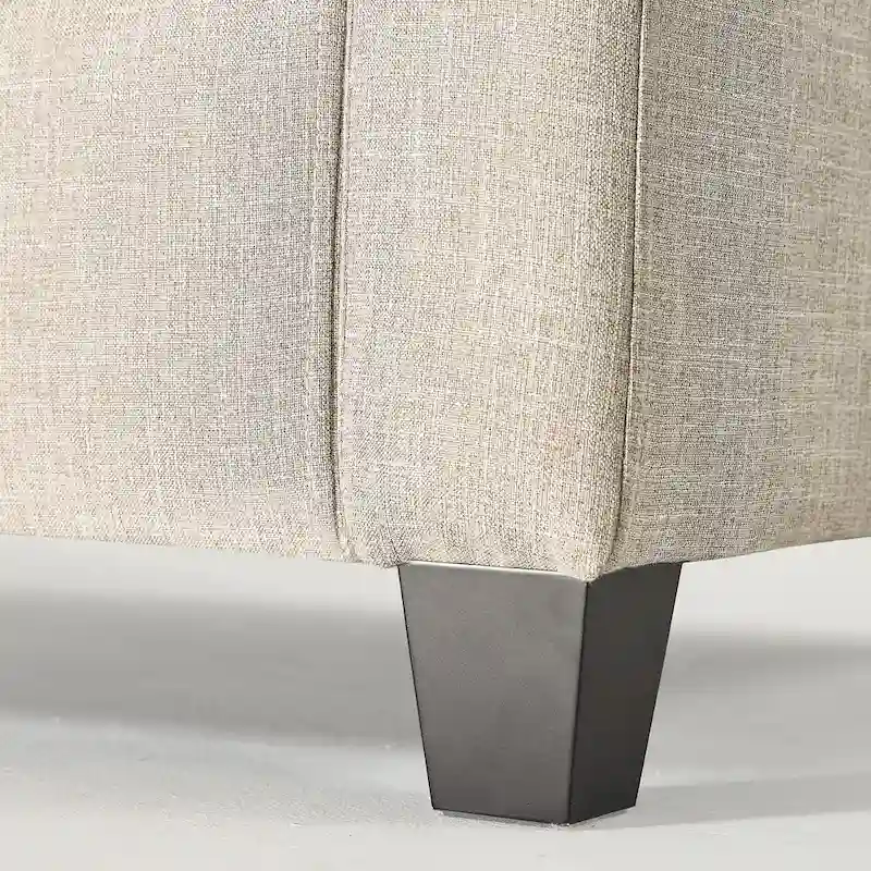 Upholstered 3-Seater Sofa with Rounded Arms | 78