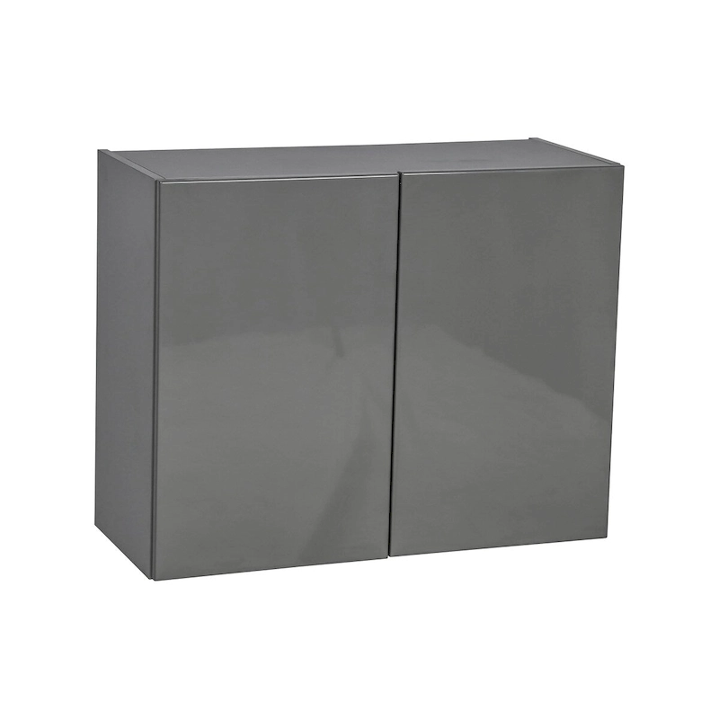 24  x 24  Wall Cabinet-Double Door-Grey - 24 x 24 x 12