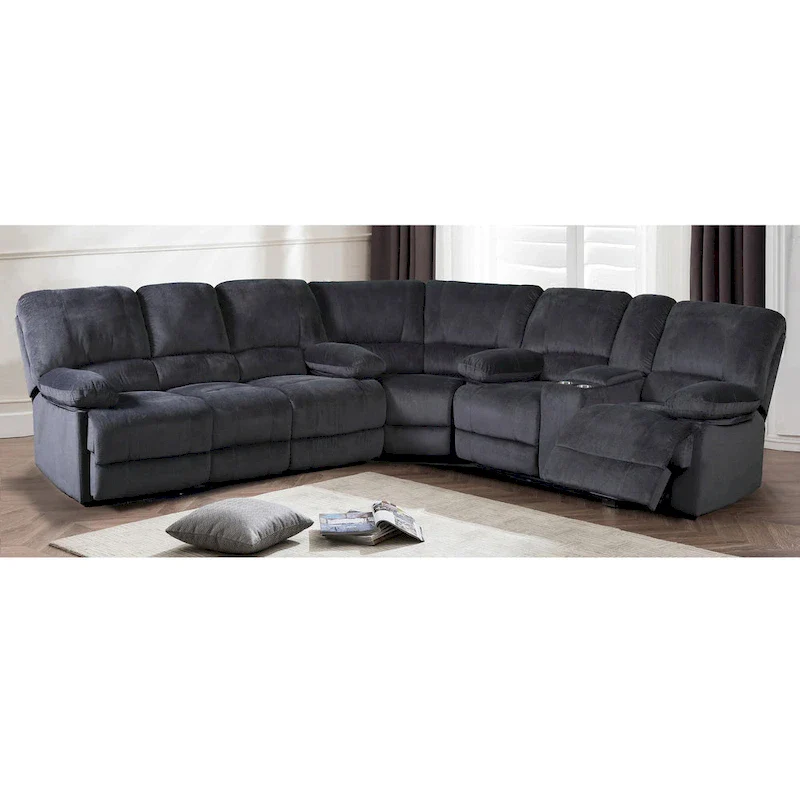 Kevin Transitional Polyester Sectional