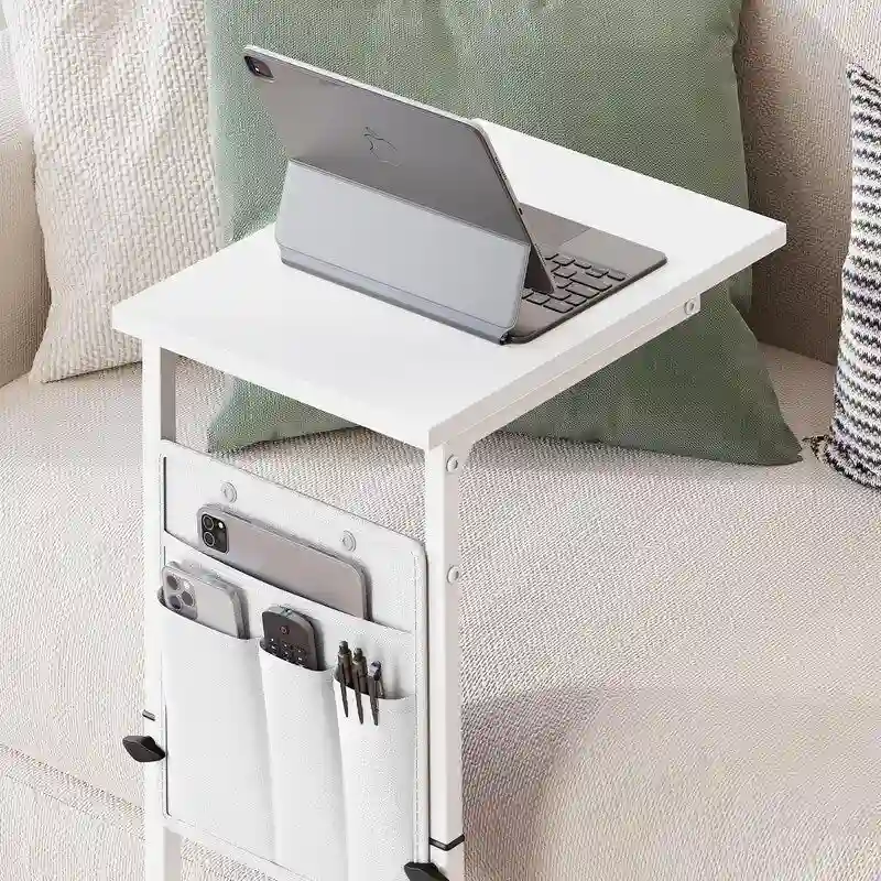 C Shaped End Table - 16D x 12W x 33H