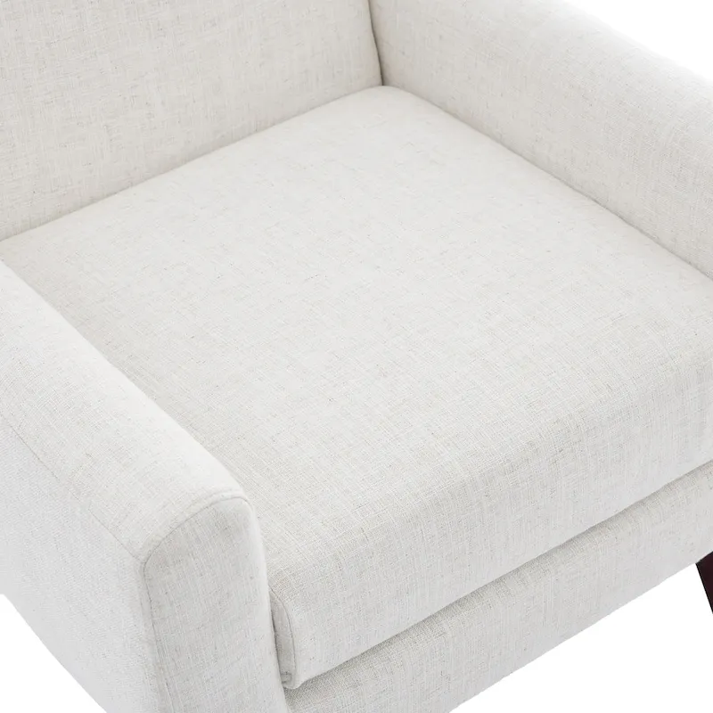 Wide Back Accent Chair with Wingback Design - Single Seater