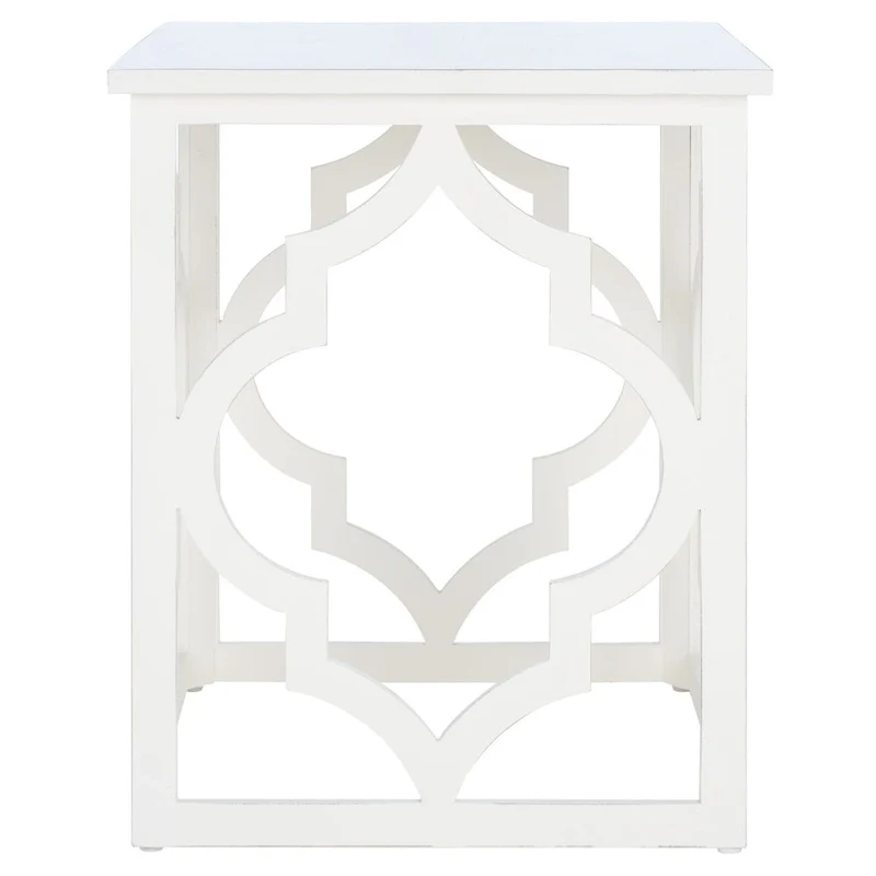 Silver Leaf End Table - 19 W x 19 D x 23 H