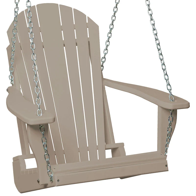 Poly Lumber Adirondack Swing Chair with Chains