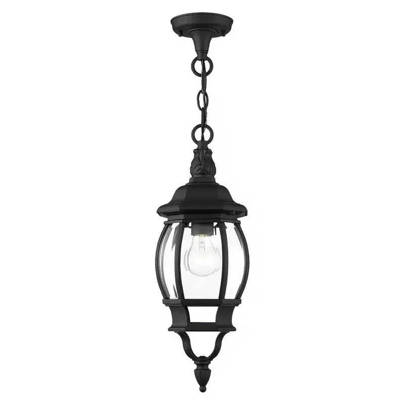 Livex Lighting Frontec 1 - Light Pendant in Textured Black