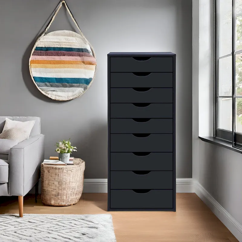 9-Drawer Dresser for Bedroom and Office Storage