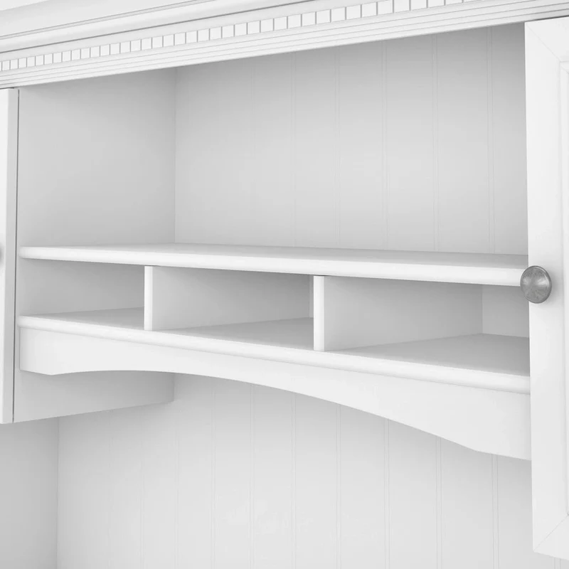 Fairview 60W Desk with Hutch, Cabinet and Bookcase by