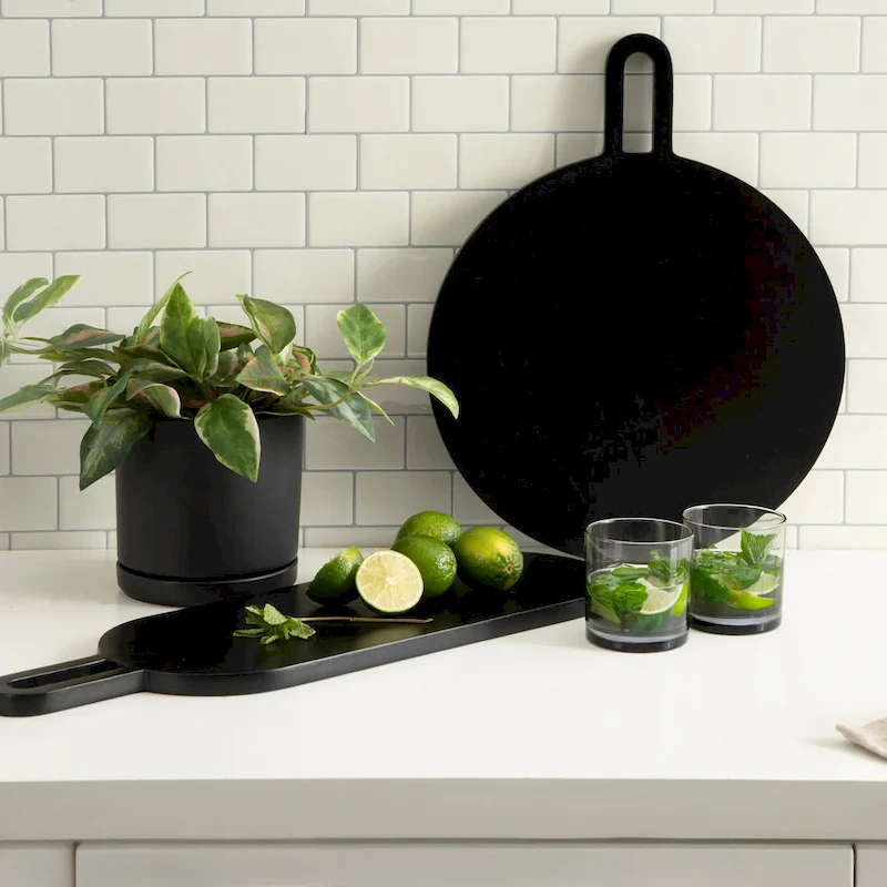 Kate and Laurel Staven 2 Piece Wood Serving Board Set