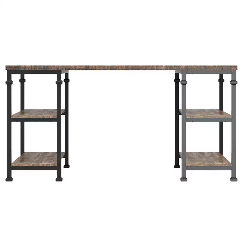 Ronay Vintage Industrial Storage Desk - iNSPIRE Q