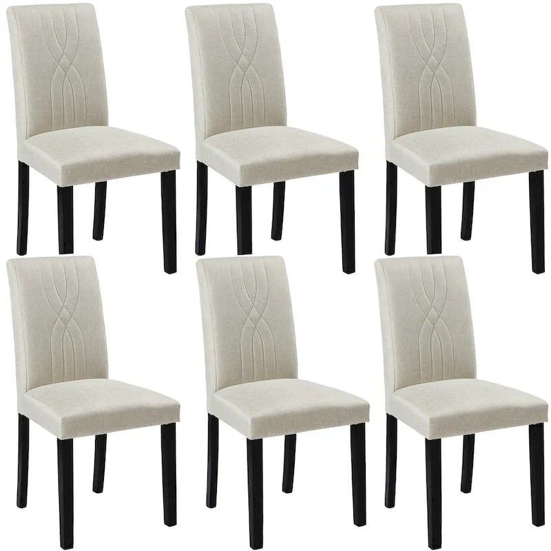 Upholstered Dining Chairs, Fabric Dining Room Kitchen Side Chair, Parson Dining Chairs