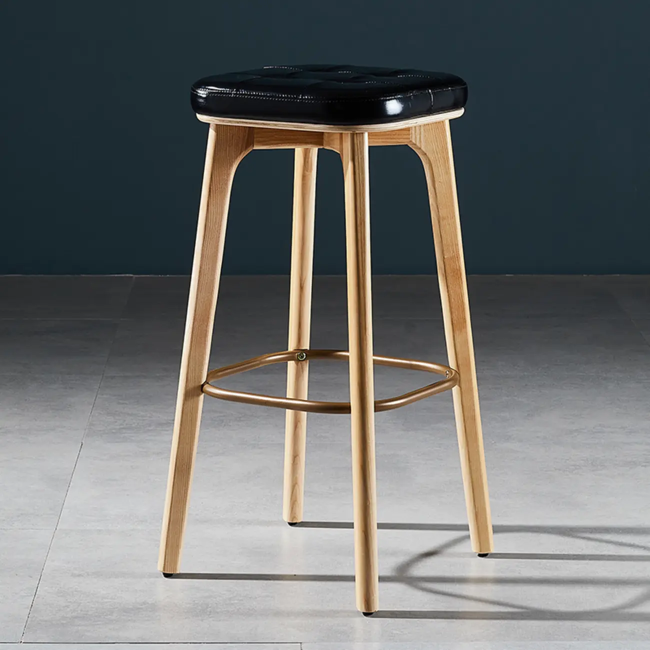 30 Inch Modern Leather Backless Bar Stools