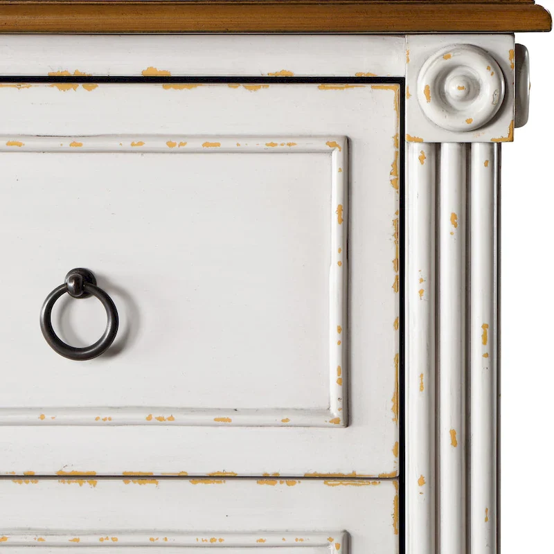 Joneigh Traditional Solid Wood 4-Drawer Chest by