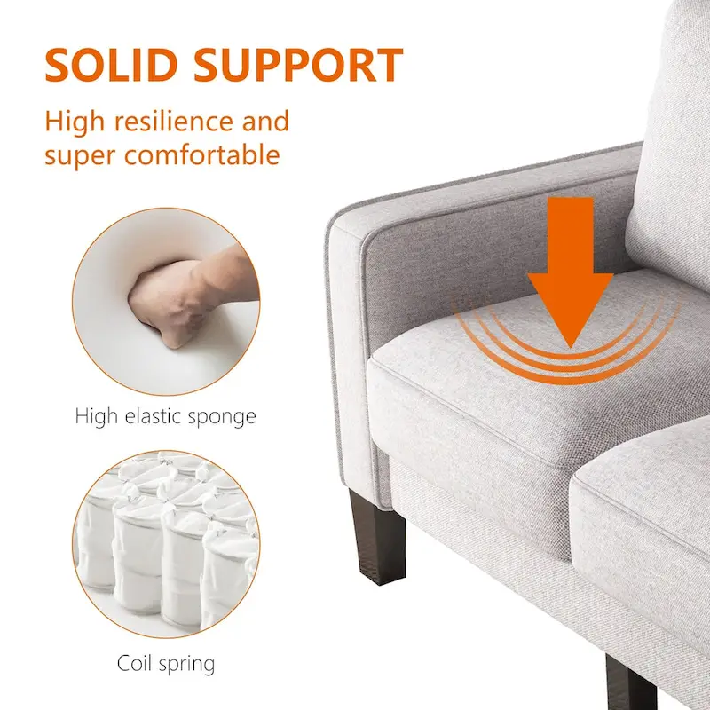 Modern Living Room Furniture Loveseat