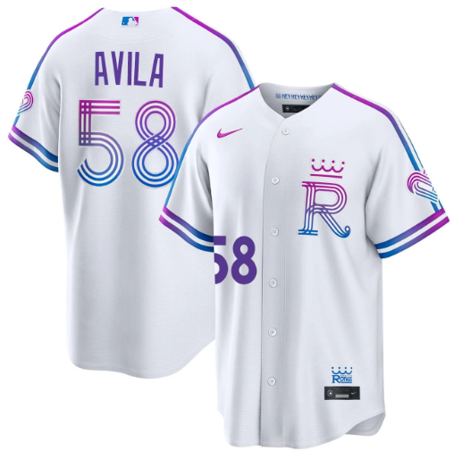 Luinder Avila Kansas City Royals White 2026 City Connect Jersey