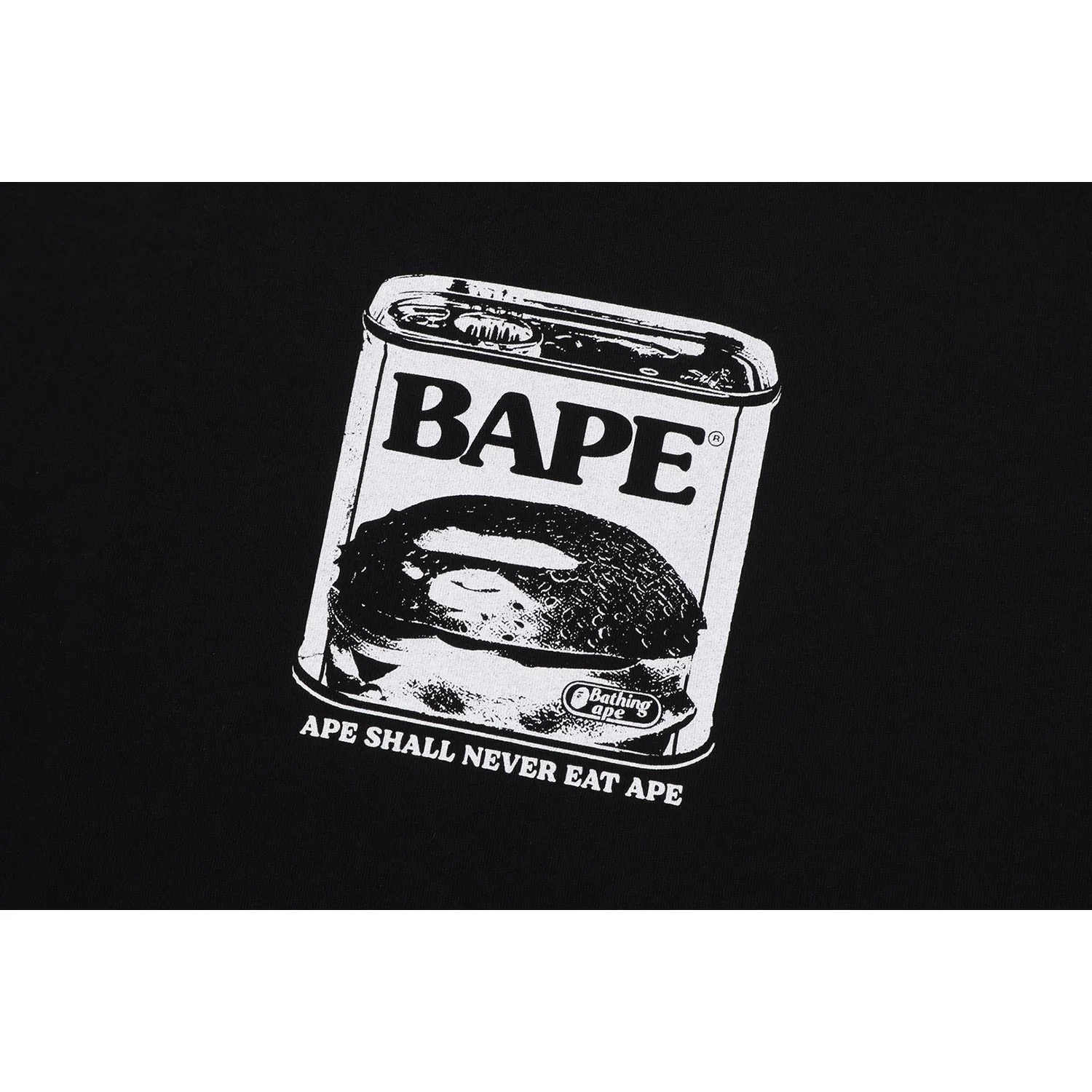 CAN FOOD BAPE LOGO RELAXED FIT TEE MENS
