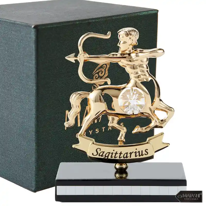 Matashi 24K Gold Plated Zodiac Astrological Sign Sagittarius Figurine