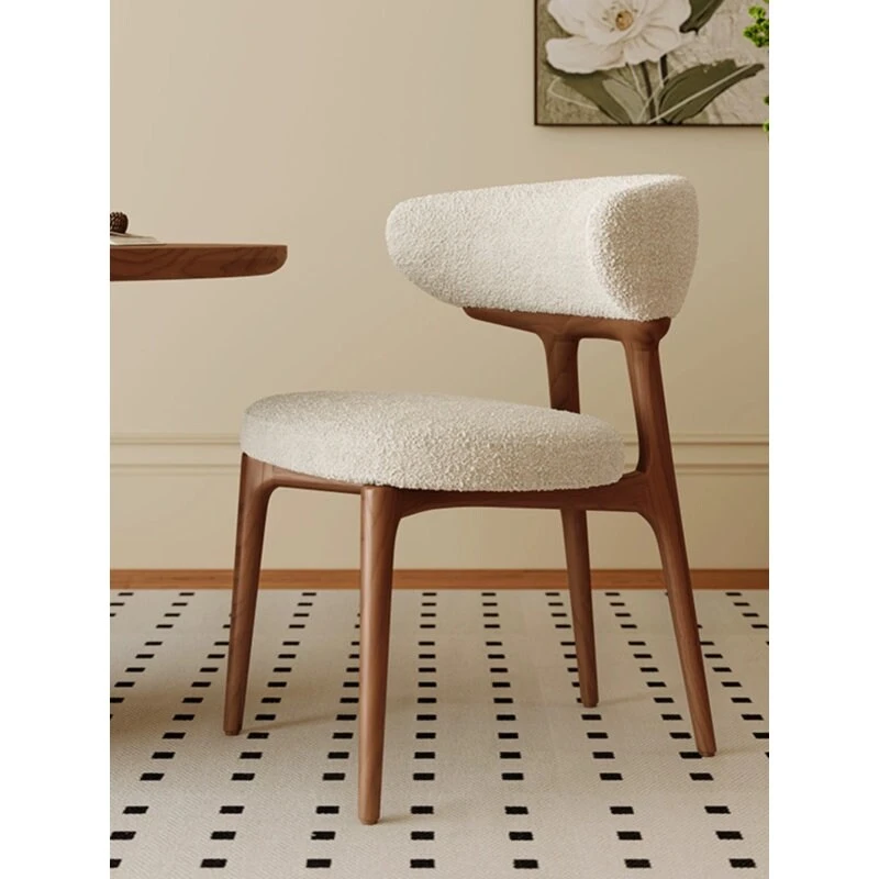 Clotilde Teddy Fabric Chair