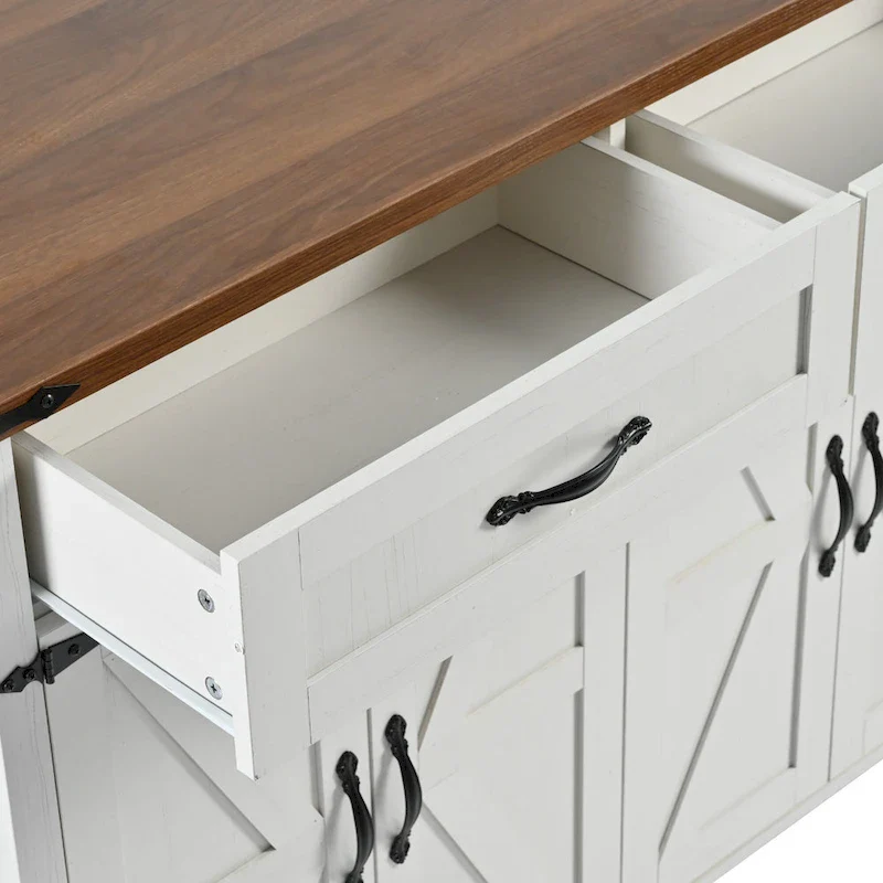 Rolling Kitchen Cart on Wheels