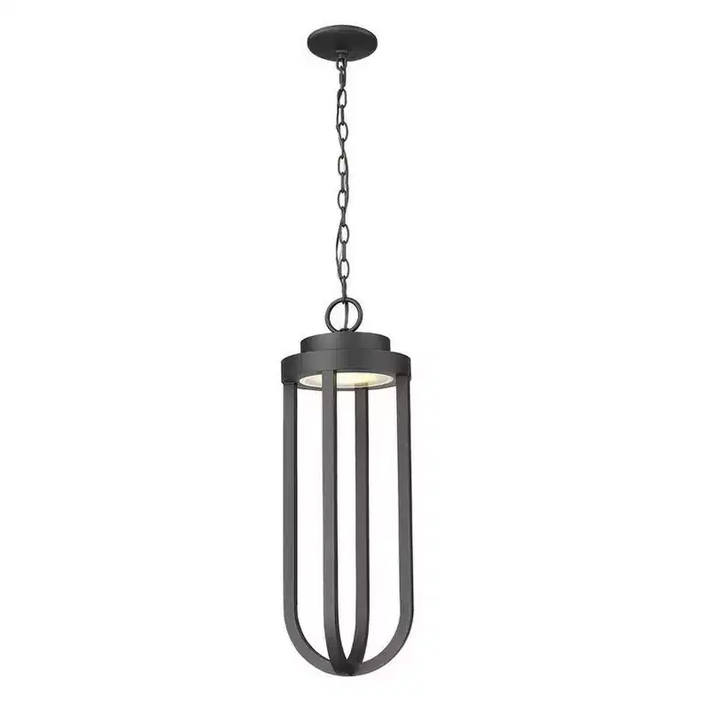 Z-Lite Leland 1 - Light Pendant in Sand Black