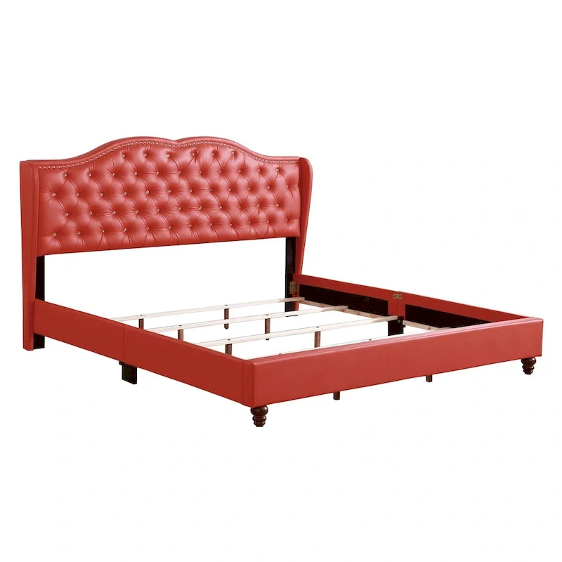 Joy Jewel Tufted Upholstered Bed