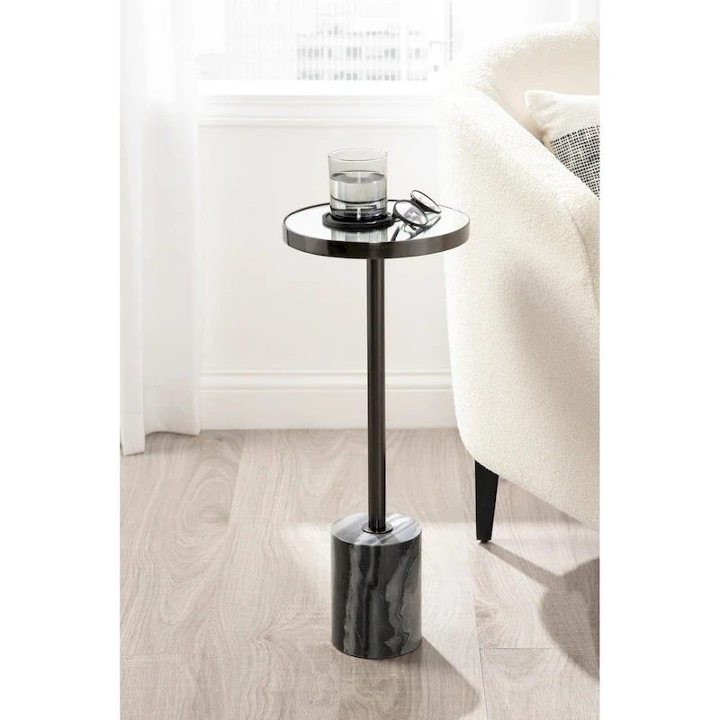 Kate and Laurel Hescott Mirrored Drink Table