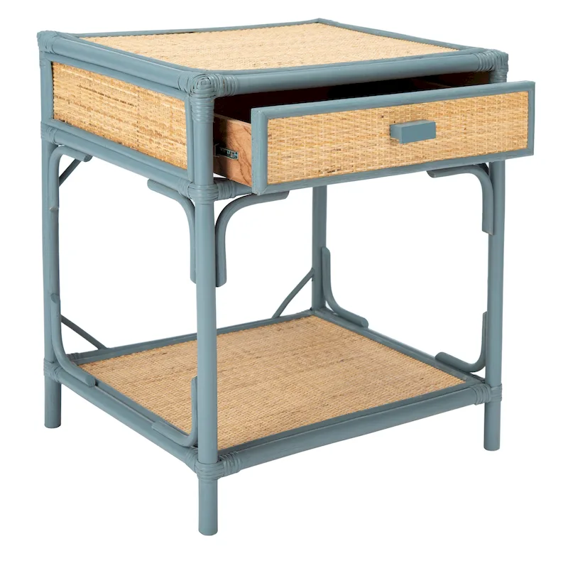 Coastal 1-Drawer 1-Shelf Nightstand