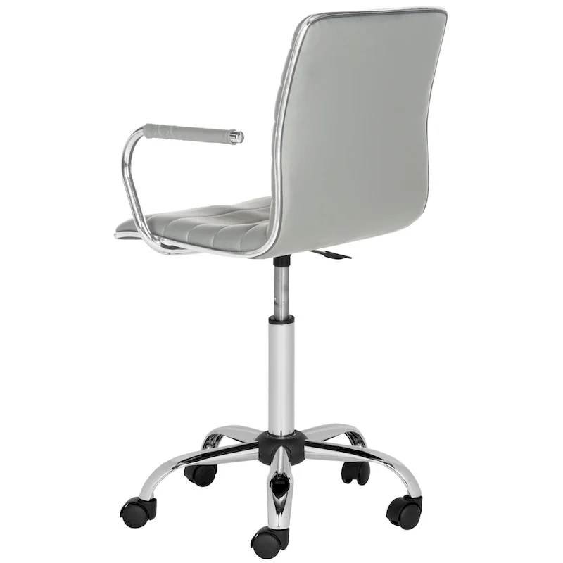 SAFAVIEH Kendra White Adjustable Height Office Desk Chair - 22.4  x 19.9  x 35.9  - 22.4  x 19.9  x 35.9  - 22Wx23Dx40H