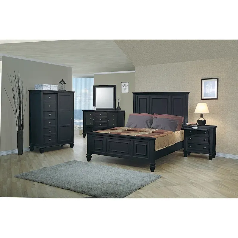 Grace 3-piece Panel Bedroom Set with Dresser