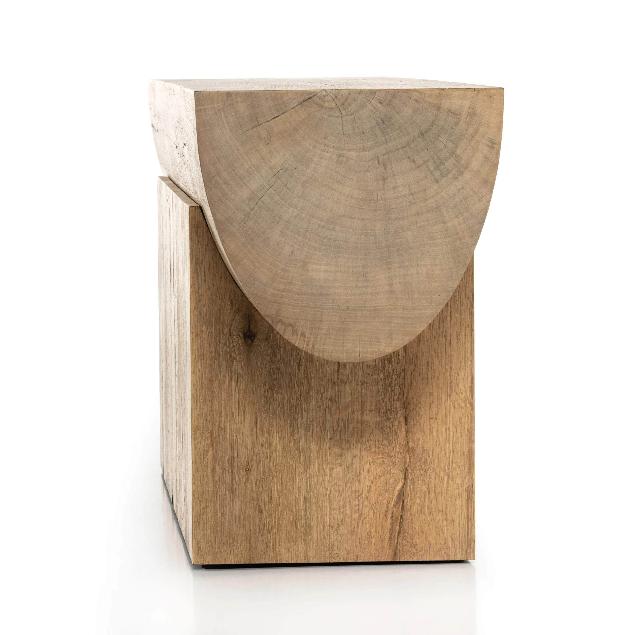 ELBERT CONSOLE TABLE-RUSTIC OAK VENEER