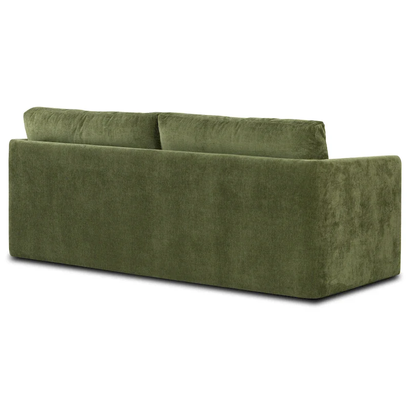 Poly & Bark Lea 90   Sofa - Includes 2 Bloster Pillows and Removable Cushion Covers