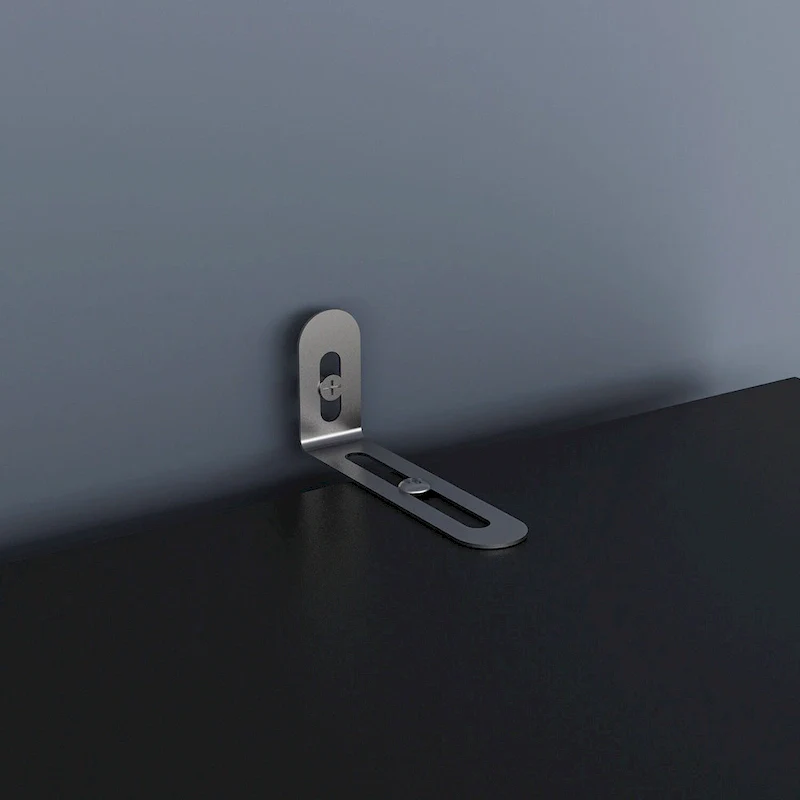 Sleek White Laundry Bathroom Cabinet with Unique Rotating Drawers