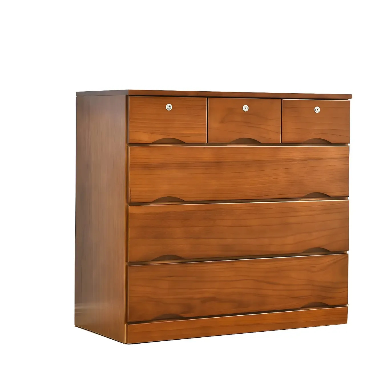 Stylish White Wooden Dressers with Soft Close Drawers