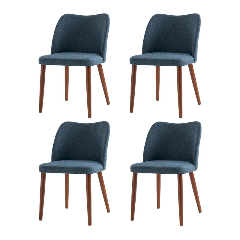 Melisa Solid Wood Dining Chair Set of 4 by HULALA HOME