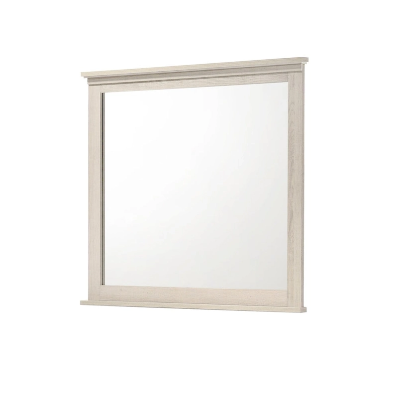 Edyth 4 Piece White LED Panel Bedroom Set