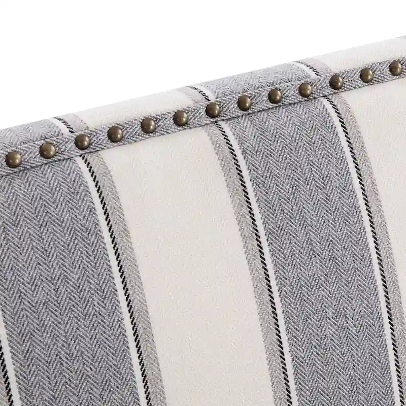 Armchair Accent Chairs with Nailhead Trim Set of 2