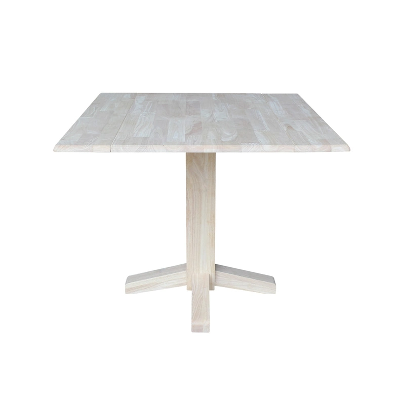 Square Dual Drop Leaf Dining Table