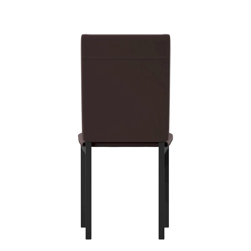 Darcy Espresso Metal Upholstered Dining Chair (Set of 2) by iNSPIRE Q Bold