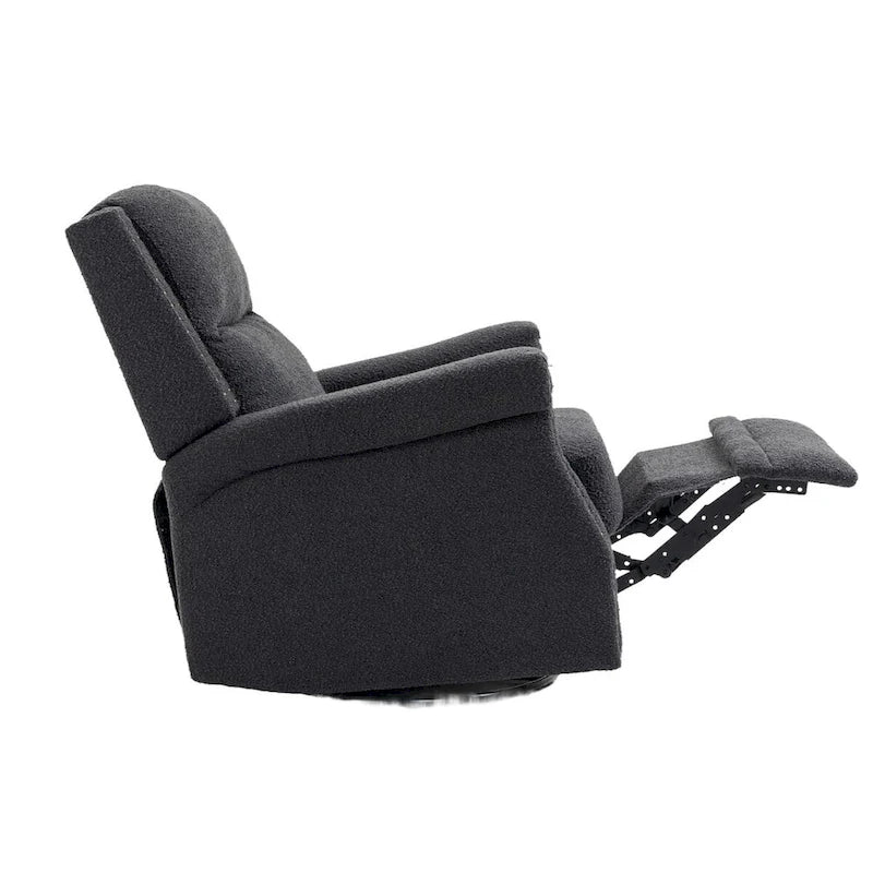 Swivel Manual Recliner Chair 360 Degree Leisure Arm Chair, Nursery Rocking Chairs