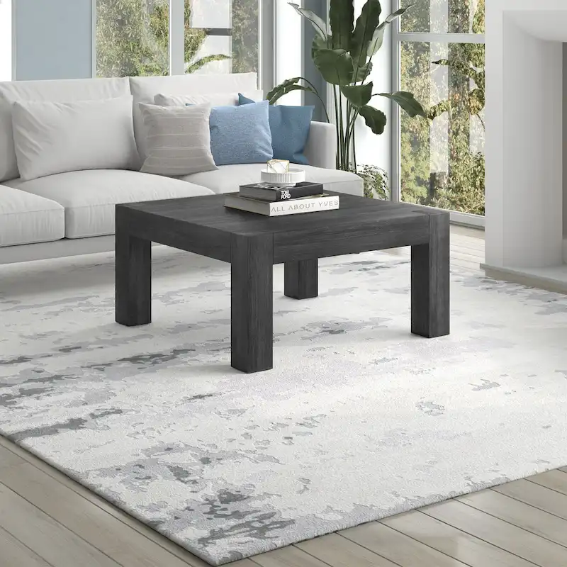 Langston 34  Wide Square Coffee Table - 34  Wide