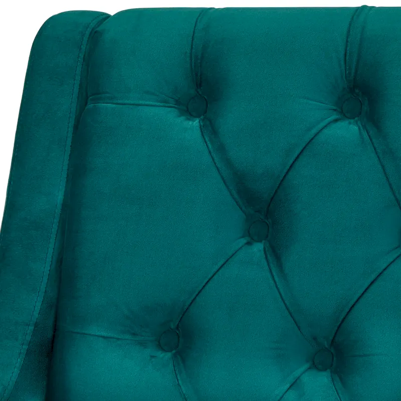 Pearl / Blue / Linen / Emerald Green / Grey Mid-Century Loveseat, 2-Seater