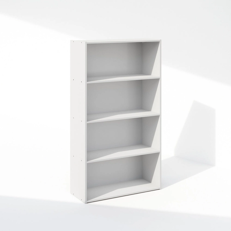Furinno Simple Open Shelf, Bookcases, 4-Tier