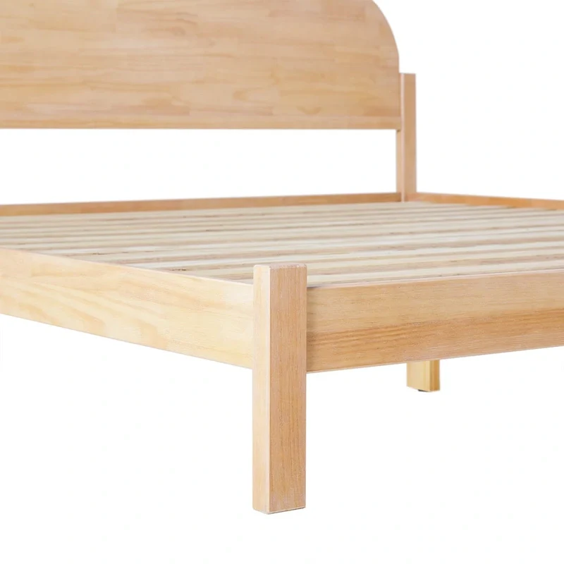 Middlebrook Designs Arched Headboard Solid Pine King Bed