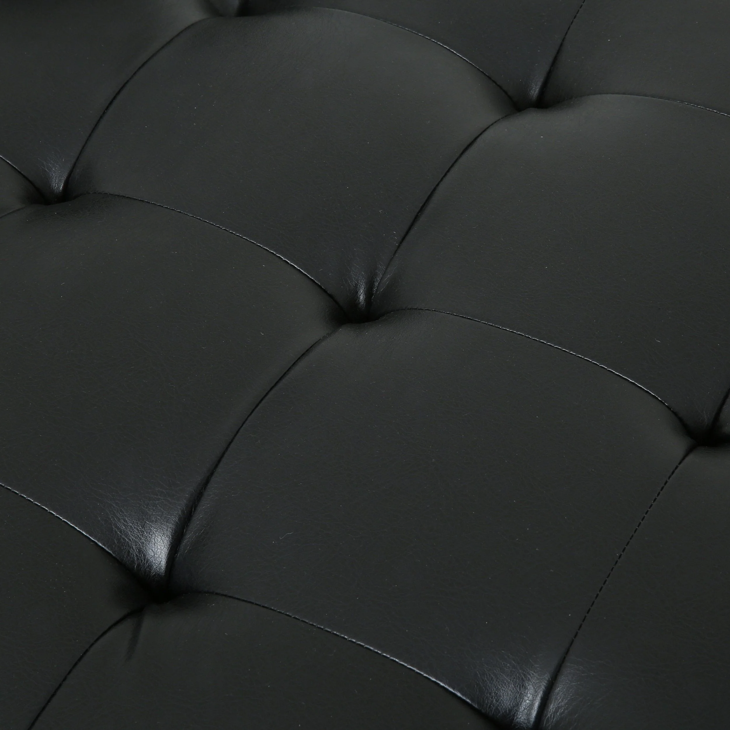 Contemporary Tufted Upholstered Chaise Sectional - NH125413