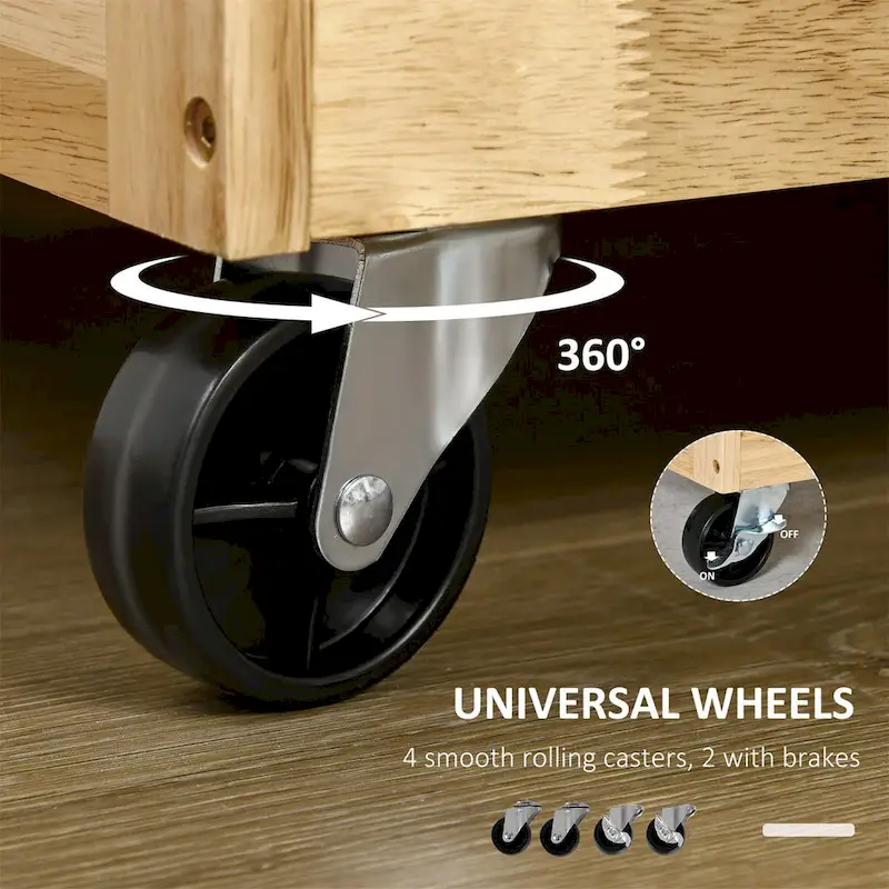 Kitchen Island on Wheels