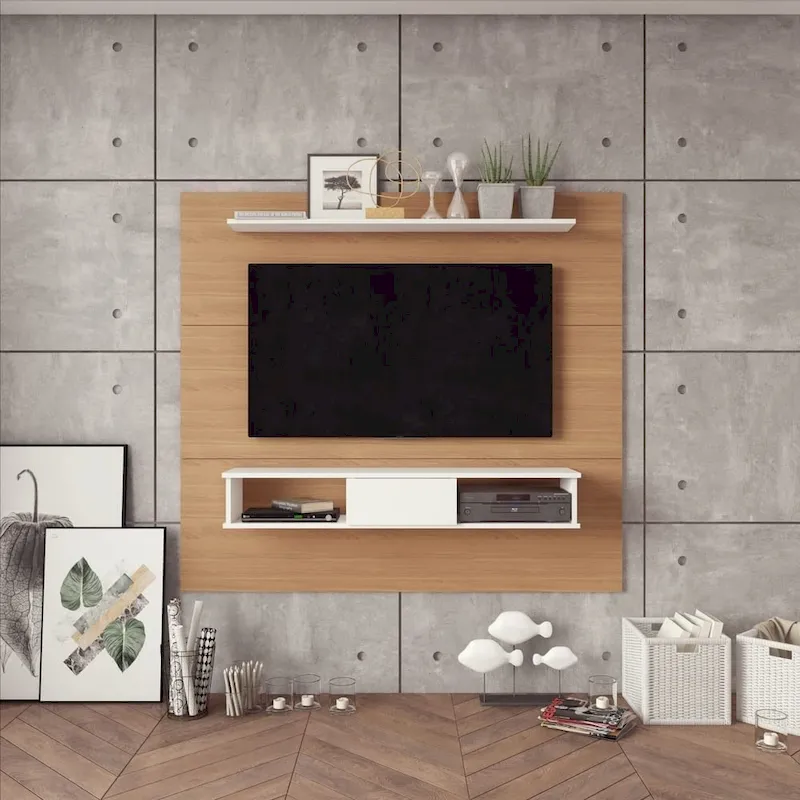 Wall Mounted TV Shelf Board for 70-in TV