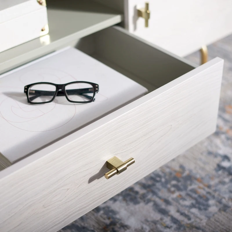 SAFAVIEH Lerke Media TV Stand - 54 W x 15.7 L x 19.7 H - 54Wx16Dx20H