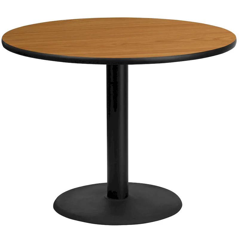 42 Round Laminate Table Top with 24 Round Table Height Base