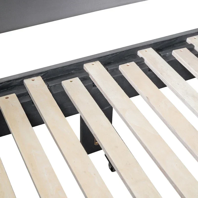 Twin Cloud Velvet Daybed with Trundle, Drawers, and USB