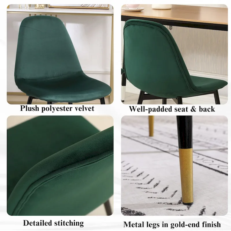 Roundhill Furniture Evatt 5-Piece Round Dining Set, Trestle Round Table with 4 Stylish Chairs