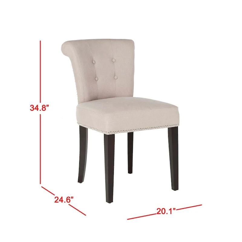 SAFAVIEH Caroline Dining Chair (Set of 2) - 20Wx24Dx33H